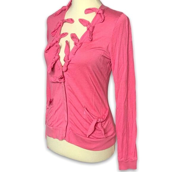 LEIFSDOTTIR for ANTHROPOLOGIE snap front tie details top size XS - Picture 1 of 13